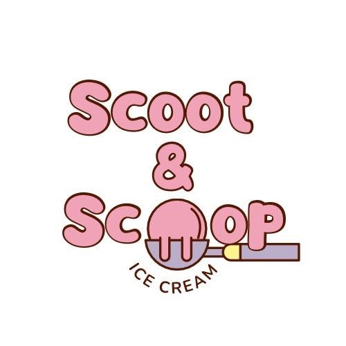 Scoot & Scoop Ice Cream logo